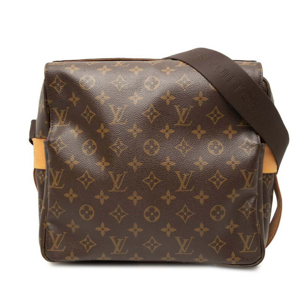 LOUIS VUITTON Brown Monogram Leather Shoulder Bag